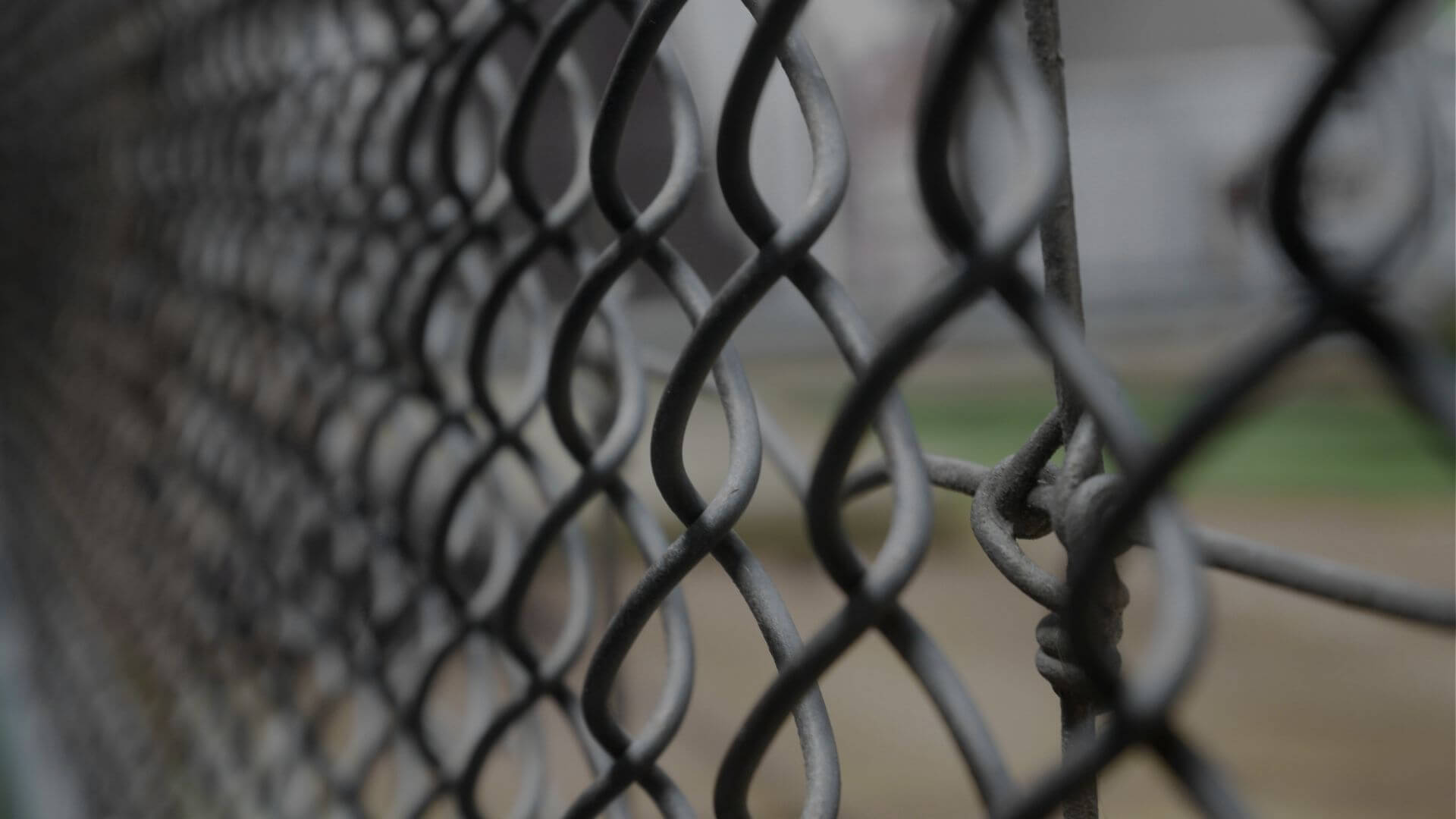 chain link fence on a project in Stockton, CA